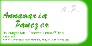 annamaria panczer business card